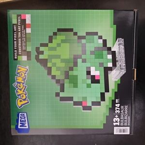 MEGA  Pokémon Bulbasaur Pixel Art Kit